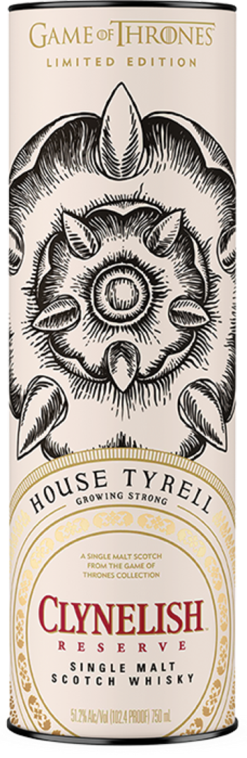 Clynelish Reserve 'Game of Thrones House of Tyrell' Limited Edition Single Malt Scotch Whisky 700ml