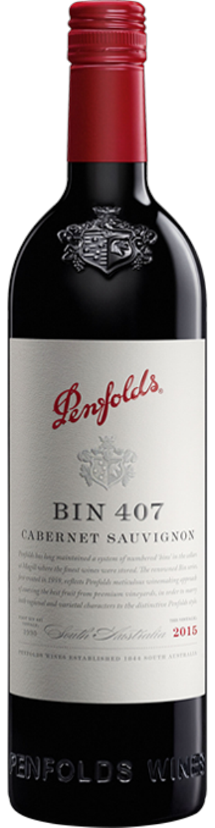 Penfolds Bin 407 Cabernet Sauvignon 2015
